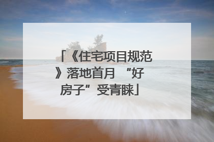 《住宅项目规范》落地首月 “好房子”受青睐