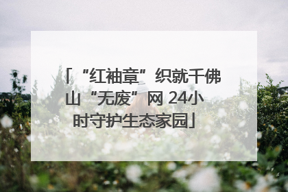 “红袖章”织就千佛山“无废”网 24小时守护生态家园