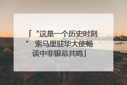 “这是一个历史时刻” 索马里驻华大使畅谈中非银幕共鸣