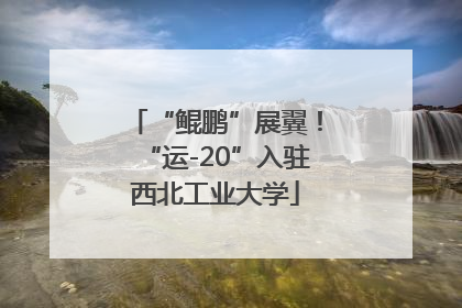 “鲲鹏”展翼！“运-20”入驻西北工业大学