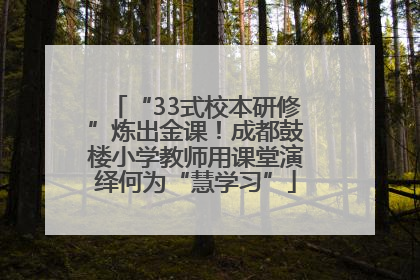 “33式校本研修”炼出金课！成都鼓楼小学教师用课堂演绎何为“慧学习”