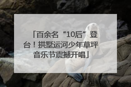 百余名“10后”登台！拱墅运河少年草坪音乐节震撼开唱
