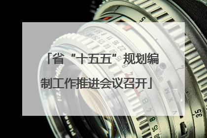 省“十五五”规划编制工作推进会议召开