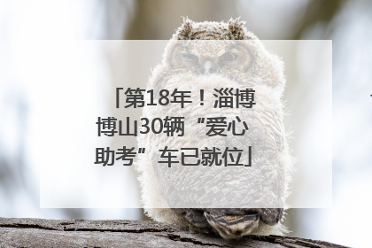 第18年！淄博博山30辆“爱心助考”车已就位