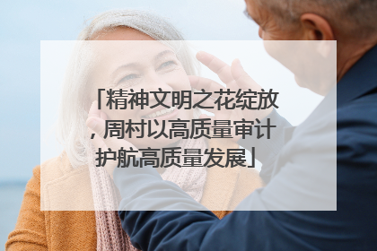 精神文明之花绽放，周村以高质量审计护航高质量发展