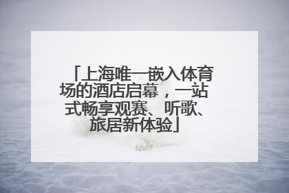 上海唯一嵌入体育场的酒店启幕，一站式畅享观赛、听歌、旅居新体验
