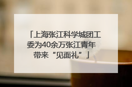 上海张江科学城团工委为40余万张江青年带来“见面礼”