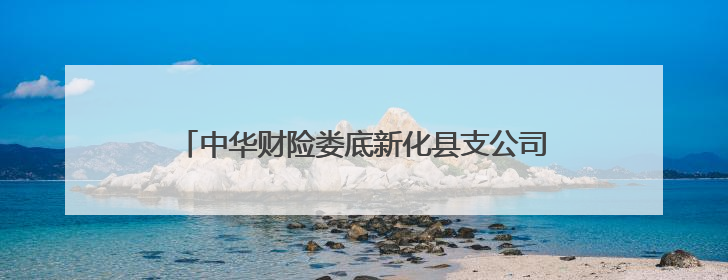 中华财险娄底新化县支公司开展防范非法集资宣讲活动