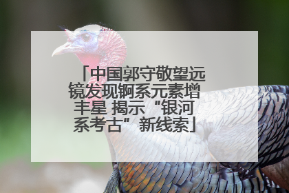 中国郭守敬望远镜发现锕系元素增丰星 揭示“银河系考古”新线索