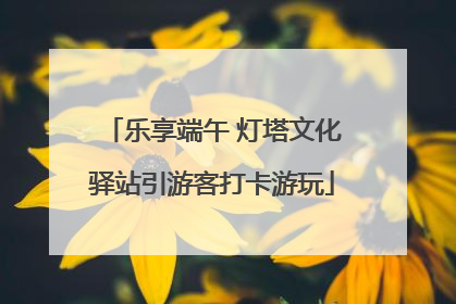 乐享端午 灯塔文化驿站引游客打卡游玩