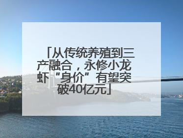 从传统养殖到三产融合，永修小龙虾“身价”有望突破40亿元