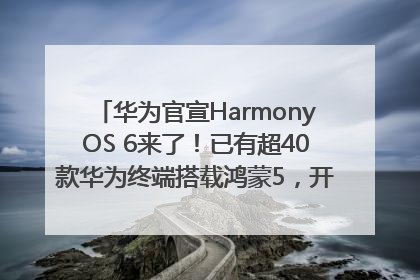 华为官宣HarmonyOS 6来了！已有超40款华为终端搭载鸿蒙5，开发者突破800万