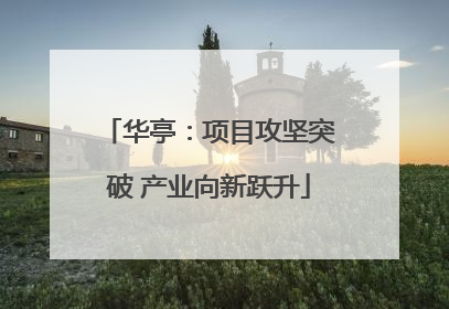 华亭：项目攻坚突破 产业向新跃升