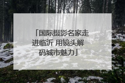 国际摄影名家走进临沂 用镜头解码城市魅力