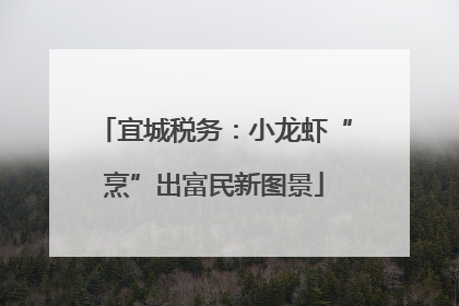 宜城税务：小龙虾“烹”出富民新图景