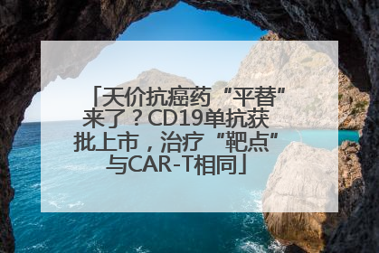 天价抗癌药“平替”来了？CD19单抗获批上市，治疗“靶点”与CAR-T相同