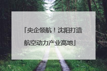 央企领航！沈阳打造航空动力产业高地