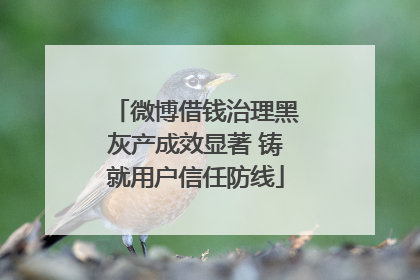 微博借钱治理黑灰产成效显著 铸就用户信任防线