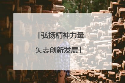 弘扬精神力量 矢志创新发展