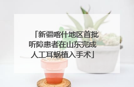 新疆喀什地区首批听障患者在山东完成人工耳蜗植入手术