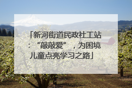 新河街道民政社工站：“敲敲爱”，为困境儿童点亮学习之路