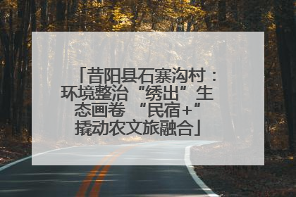 昔阳县石寨沟村：环境整治“绣出”生态画卷 “民宿+”撬动农文旅融合