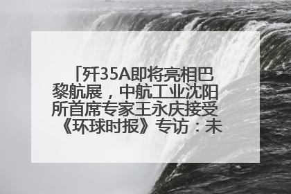 歼35A即将亮相巴黎航展，中航工业沈阳所首席专家王永庆接受《环球时报》专访：未来数量可以有很多