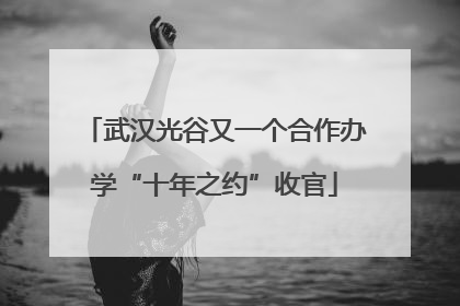 武汉光谷又一个合作办学“十年之约”收官