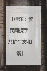 桂东：警民同携手 共护生态和谐
