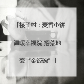 楼子村：麦香小饼温暖幸福院 撂荒地变“金饭碗”