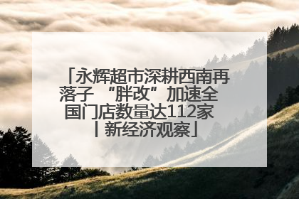 永辉超市深耕西南再落子 “胖改”加速全国门店数量达112家丨新经济观察