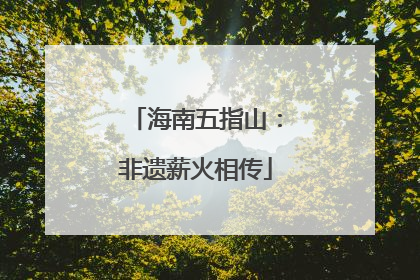 海南五指山：非遗薪火相传