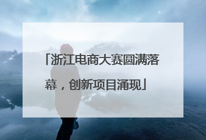 浙江电商大赛圆满落幕，创新项目涌现