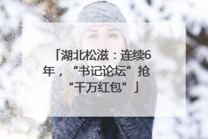 湖北松滋：连续6年，“书记论坛”抢“千万红包”
