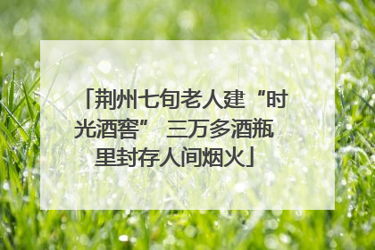 荆州七旬老人建“时光酒窖” 三万多酒瓶里封存人间烟火