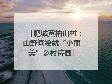 肥城黄柏山村：山野间绘就“小而美”乡村诗画