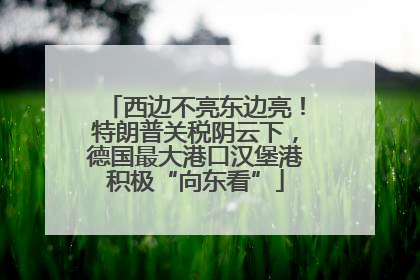 西边不亮东边亮！特朗普关税阴云下，德国最大港口汉堡港积极“向东看”