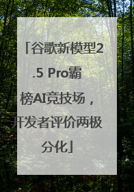 谷歌新模型2.5 Pro霸榜AI竞技场，开发者评价两极分化