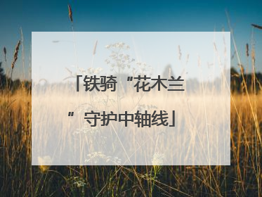铁骑“花木兰”守护中轴线