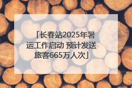 长春站2025年暑运工作启动 预计发送旅客665万人次
