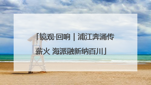 镜观·回响｜浦江奔涌传薪火 海派融新纳百川