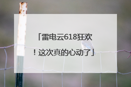 雷电云618狂欢！这次真的心动了