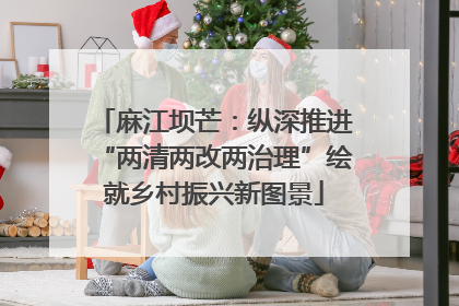 麻江坝芒：纵深推进“两清两改两治理”绘就乡村振兴新图景