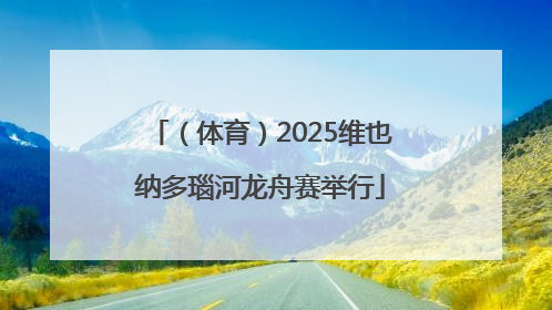 （体育）2025维也纳多瑙河龙舟赛举行