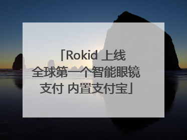 Rokid 上线全球第一个智能眼镜支付 内置支付宝